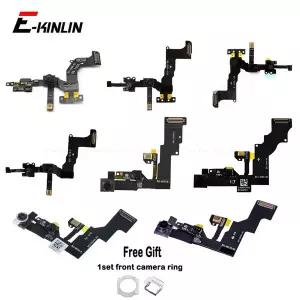 IPhone 5 5S SE 5C 6 6S Plus 전면 카메라 라이트 근접 센서 플렉스 케이블 마이크 어셈블리 포함