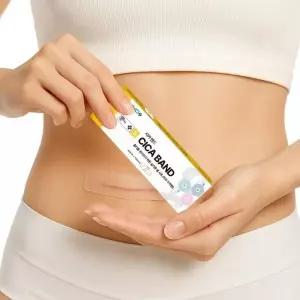 파다스 제왕절개 흉터 켈로이드 시카 밴드 15x3cm 화상 실리콘 겔 시트 전용