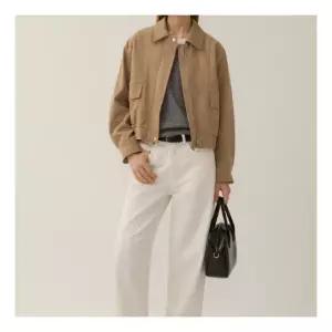 [롯데백화점]리스트 스웨이드 블루종 점퍼 TWWJPP72040