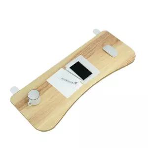 키보드 책상선반 거치대 확장 데스크 랙 호두 원목 트레이 모니터받침