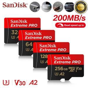 샌디스크 마이크로 512GB A2-U3 SD TF 카드 익스트림 프로 UHS-I 고속 메모리 32G A1 64G 256G U3 A2 V30