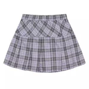 [보리보리/에꼴리에]여아 밴딩 체크 플리츠 스커트 24A5853_VI