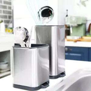 씽크대 위생 롱 숟가락통 대형 긴 수저꽂이 큰 수저 보관함