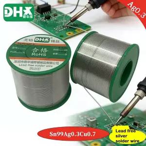 무연납 실납 납땜 와이어 무연 은 함유 로진 코어 와이어PCB/LED/칩 수리용 접착 특성