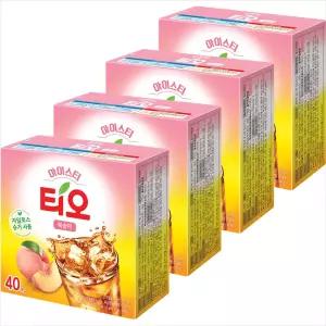 티오 아이스티 복숭아 40Tx4개/2세트구매시 1000원DCx넉넉한 유통기한