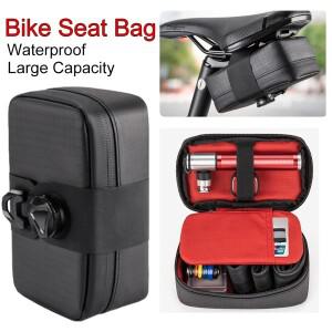 자전거 새들 스트랩 온 사이클링 뒷좌석 포스트 백 대용량 테일 리어 호환 MTB 도로 보관 가방