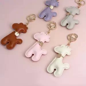 컬러 기린 고리 키홀더 가방꾸미기 고리 부자재 인형 선물 가방 자동차 테슬 악세사리 재료