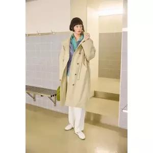 [LAFEL](천안아산점)라펠소로브 하이넥카라 롱코트 LPSL1210