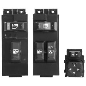 파워 윈도우 스위치 운전석 및 조수석 도어 잠금 미러 쉐보레 실버라도 호환 GMC 시에라 1500 2500 3500 2도어 2000-2002 19259957 15045084 15045085