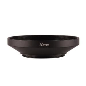 금속 렌즈 후드 광각 39mm 40.5mm 52mm 77mm 캡
