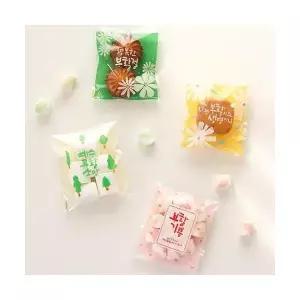 그레이스벨 부활절계란포장지 1구 접착식비닐 1개20매 4종디자인 랜덤발송 부활포장지