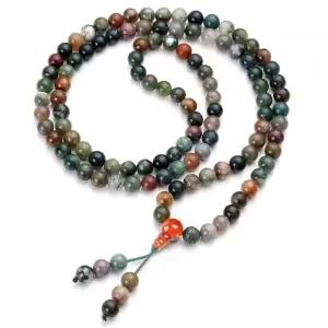 (단품 옥108염주(3007))염주 옥 구슬 불교염주 불교용품 종교용품 합장 불교목걸이 소원성취 목걸이 팔찌