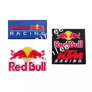  레드불 레이싱 F1 팀 자수 패치 열접착 벨크로 찍찍이 자동차 가방 의류 와펜 3종세트