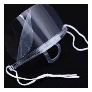 학교기관 조리수업 김서림방지 투명 마스크 20개/ 페이스쉴드 얼굴가리개 안면보호