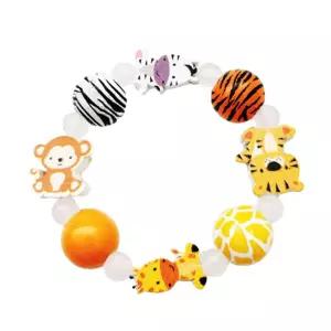 유치원 공예수업 자외선 비즈 동물 팔찌만들기 8세트/ 주일학교 취미생활 혼자놀기