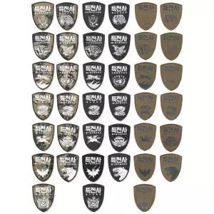 3종컬러 특전사 부대 마크 방패형 패치 13종 iyr4+9fdm