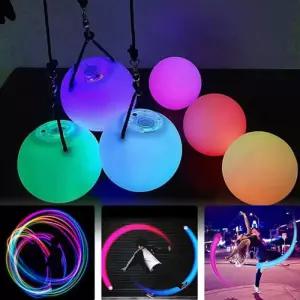 LED 포이볼 리듬체조 볼 스피닝 댄스