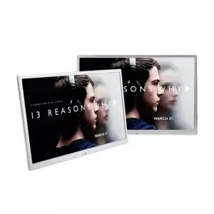 USB HDMI 스마트 디지털 액자 BM270 17형 인테리어 소품 슬라이드쇼 시계 달력 음악 재생