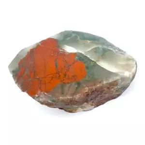 아프리카 블러드스톤 원석 치유 크리스탈 천연 거친 돌 1.2-2 텀블링 분수 바위 요가 명상 폴란드어 선물 1