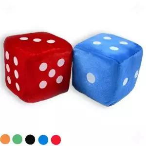 폼 주사위 놀이 대형 소프트 쿠션형 체육 활동 레크리에이션 파티 게임 도구 블루