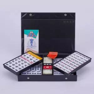 휴대용 일본 마작 타일 카드 업라이트 리치 게임 패