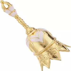 구리 합금 핸드벨 손잡이가 달린 초강력 황금 연꽃벨 노인 레스토랑 서비스 콜 명상 교회 홈 웨딩