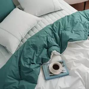 이솔홈 포에 투톤 고밀도 순면 이불패드세트 SS