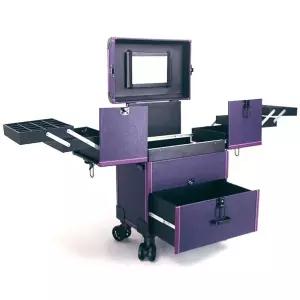 메이크업 박스 캐리어 전문가용 조명 보관함 전문가 이동식