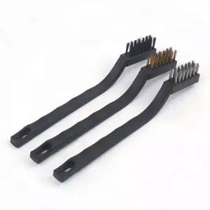 찌든때 틈새 나일론 브러쉬 공구 와이어 3p 황동 그릴 녹제거 청소 스텐 쇠솔 철솔