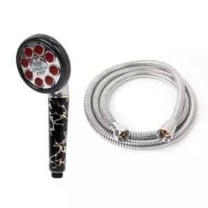 [JED] 헬스장샤워기 마사지샤워헤드 샤워호스 8개안마 1.5m 고급1.5m