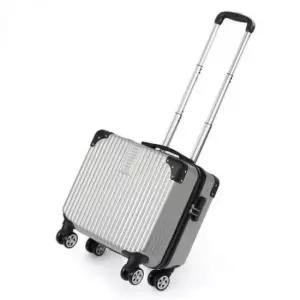 [JED] 바퀴 가방 여행용 달린 18인치 실버 여행 하드 트래블 18형 캐리어 기내용 소형