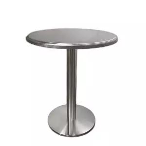 카페 테이블 빈티지 화이트 다이닝 티테이블 라운드