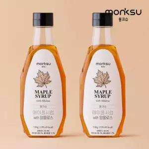 몽크슈 무설탕 저당 알룰로스 메이플시럽 530gx2