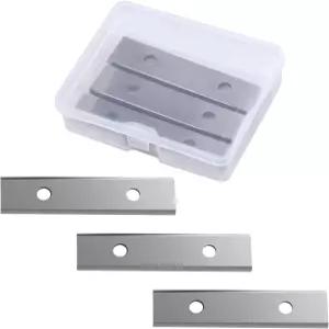 골드 디어 3PCS 페인트 스크래퍼 카바이드 블레이드 양날 리버서블 헤비 듀티 교체 블레이드로 바니시 목재