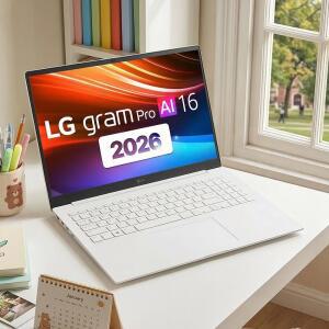 LG그램 프로 16Z95U-GS59K 32GB 2TB교체 AMD R5 윈도우11 에어로미늄 화이트