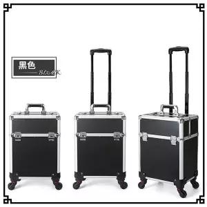 전문가용 메이크업 박스 출장 화장품 분홍색 캐리어 네일박스