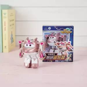 슈퍼윙스8 변신 골든걸 로봇 피규어 장난감 캐릭터 변신로봇 비행기 변신카 유아 역할놀이