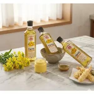 사조해표 프리미엄 카놀라유 900ml 3개 세트 캐나다산 원료 100퍼센트