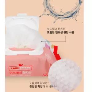 대용량 일회용 물티슈 청소 식탁 식당 캡형 걸레 부직포 두꺼운