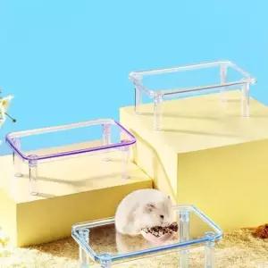 햄스터 높이조절 평상 데크 침대 휴식공간 케이지용 소동물용