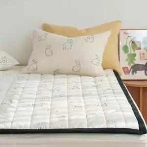 [리진] 코지테일 소프트워싱 누빔패드(퀸) / 4면 밴딩