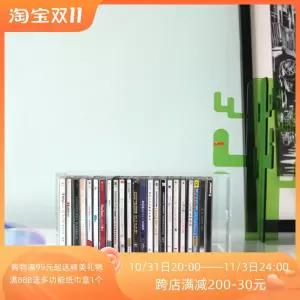 투명 아크릴 CD 무뚜껑 광디스크 정리함 책상수납 디스크케이스 앨범보관 대용량