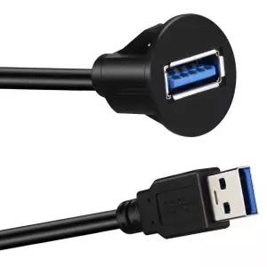 USB3 패널 연장선 인스트루먼트 대시보드 마운트 방수 케이블