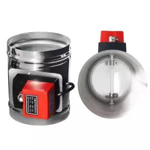 전동댐퍼 환기덕트 배기밸브 공업용 환풍기 덕트 욕실 팬 후드 무소음 연기 공장 산업용환풍기