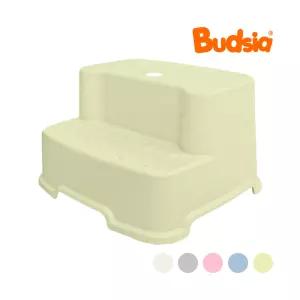 [버드시아] 국내생산 논슬립 도트형 파스텔 2단 디딤대