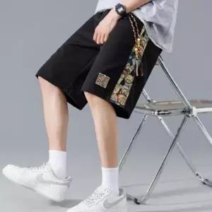 [JED] 여름 트레이닝 팬츠 바지 냉장고 반바지 스판 칠부바지 남성 밴딩 7부 쿨링