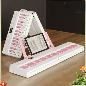 휴대용 피아노 접이식 폴딩 61건반 디지털 전자 건반악기 연습용