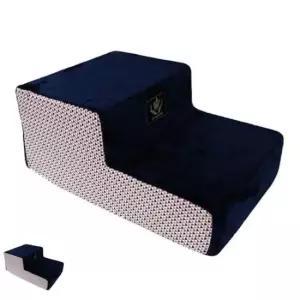 [JED] 스텝 슬라이드 강아지계단 발판 삼각형 북유럽밸런스 쇼파 2단 애견 커버 네이비 침대계단