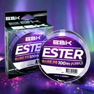 비앤케이 카오스 퍼플 에스테르 목줄 라인 100m 낚시줄 쇼크리더 한치 갈치