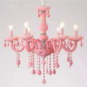 북유럽 엔틱 샹들리에 공주풍 침실 크리스탈 조명